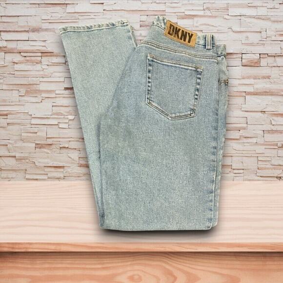 Vintage DKNY Medium Wash Denim Stretch Jeans Women's 30"x31" NWT - Picture 1 of 7